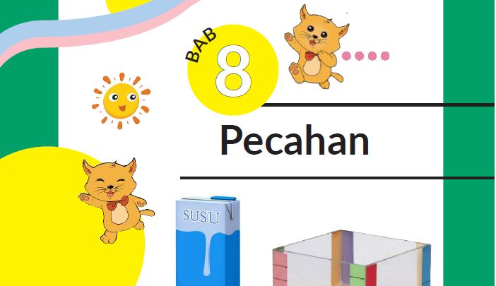 Soal Matematika kls 5 SD Bab 8 : Pecahan